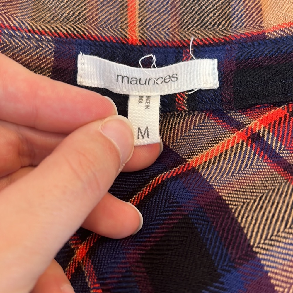 Maurice’s Plaid Button Down Top - image 7